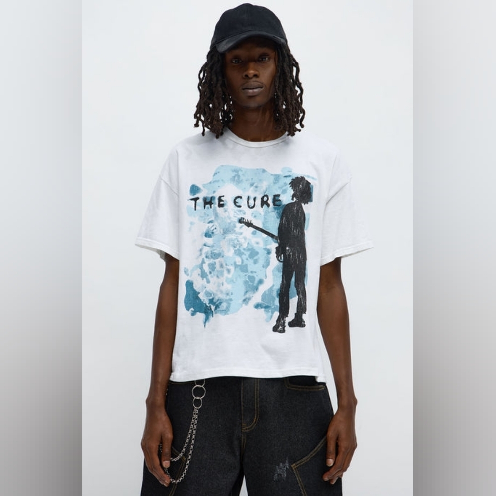 The Cure Album Covers Vintage Oversized Short Sleeve Tee